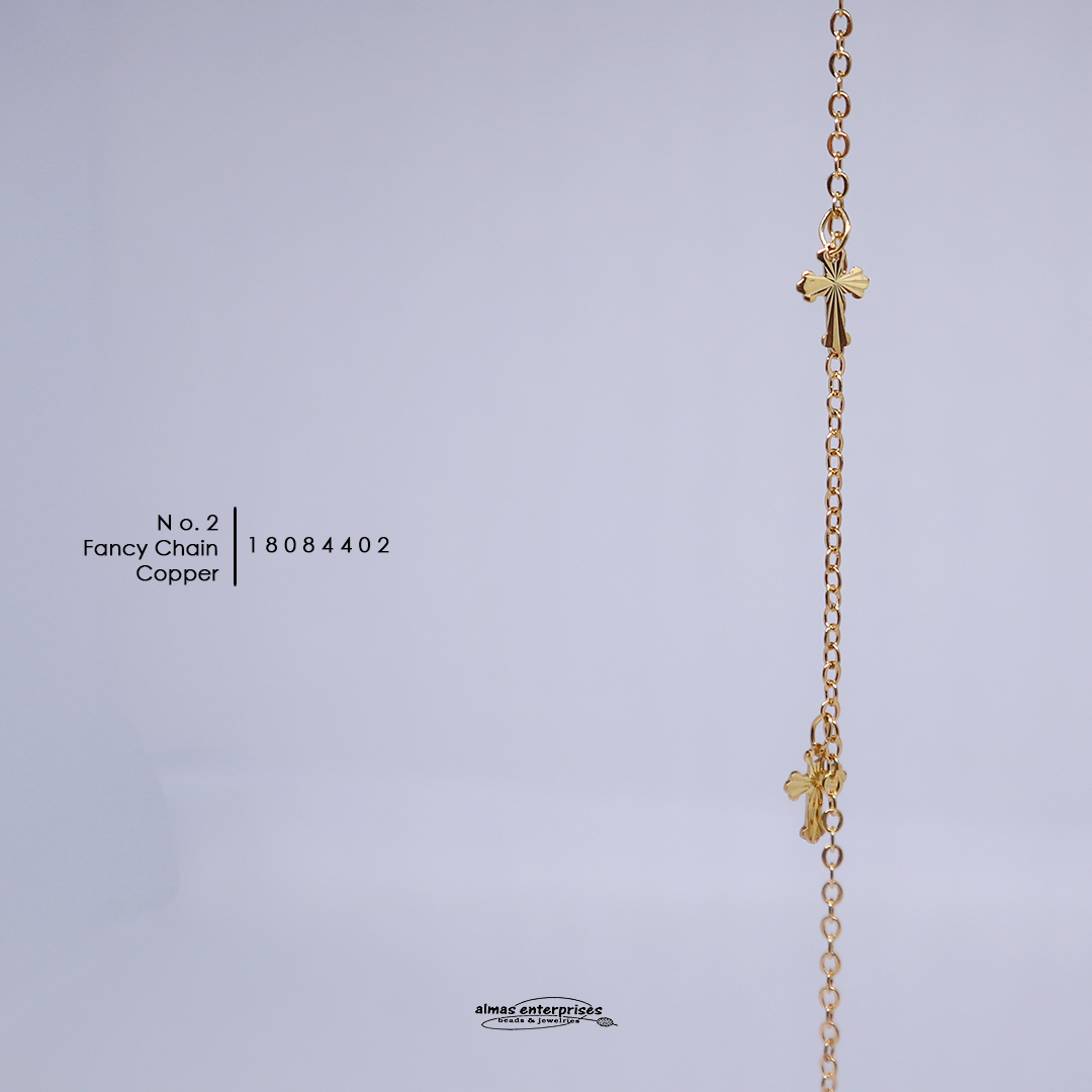 No.2 Copper Fancy Chain/m