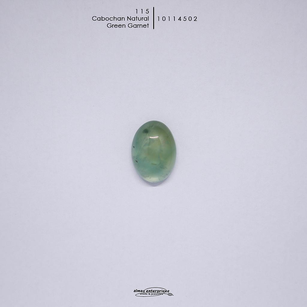 Cabochon Nat.Green Garnet