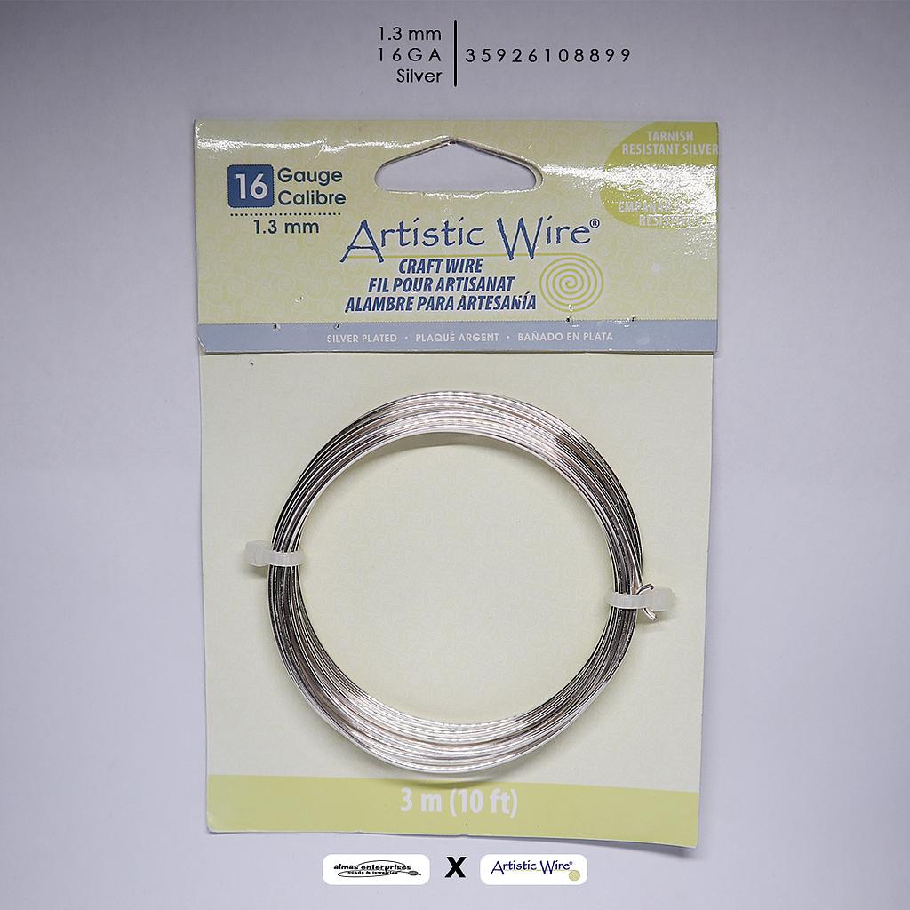 Artistic Wire Tarn-Resist Silver (NTS)