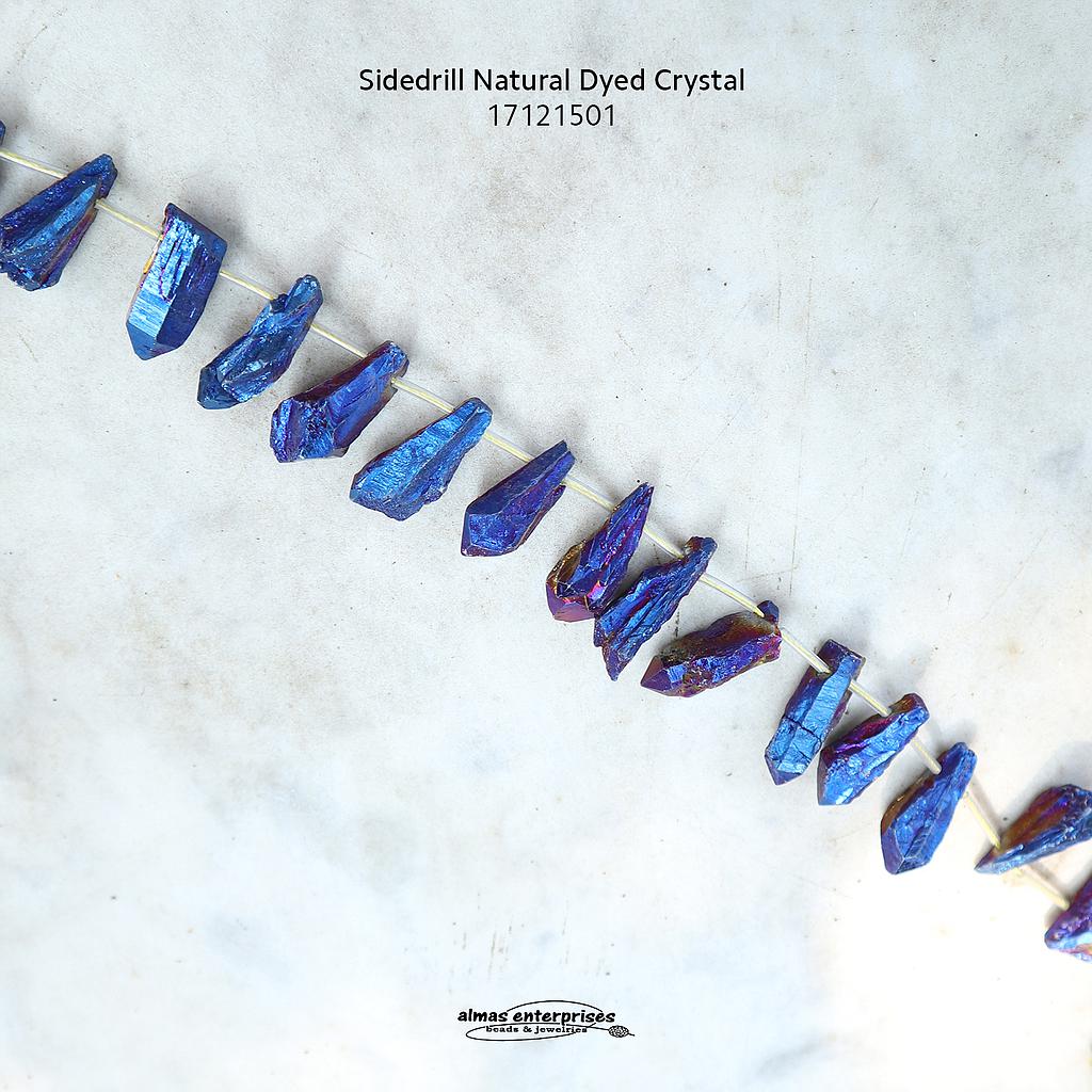 Sidedrill Nat.Dyed Crystal