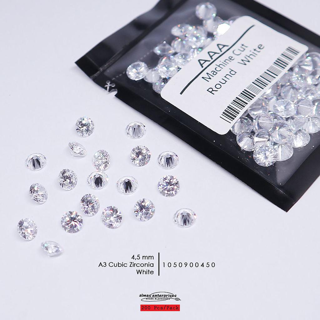 CZ 4,5mm White CZ A3 (200 pcs)