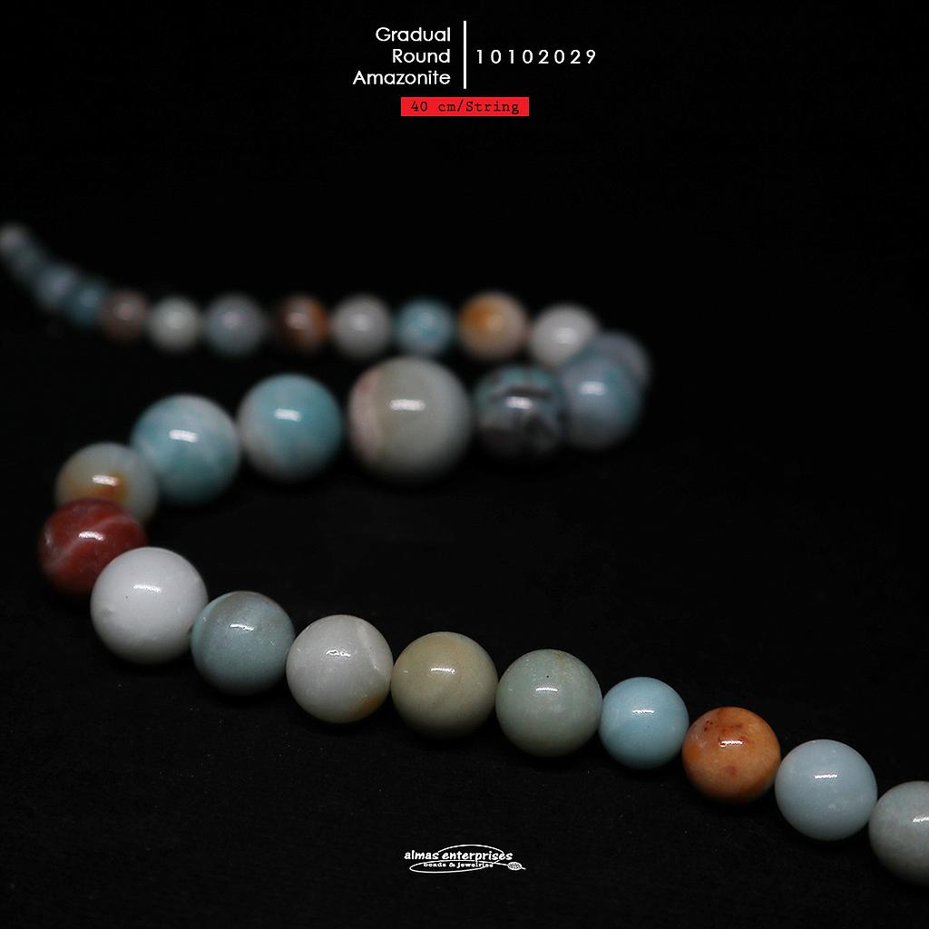 Gradual Round Amazonite