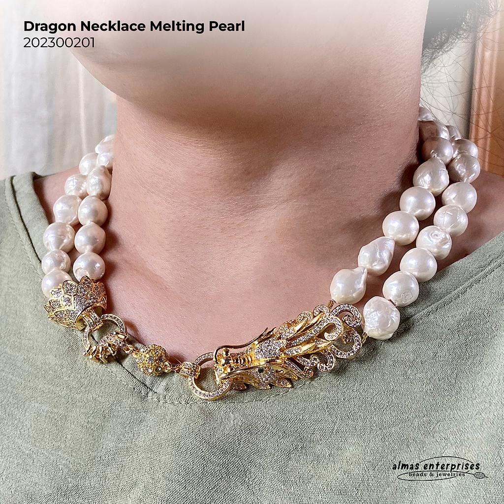 Design  Dragon Meltingpearl Necklace