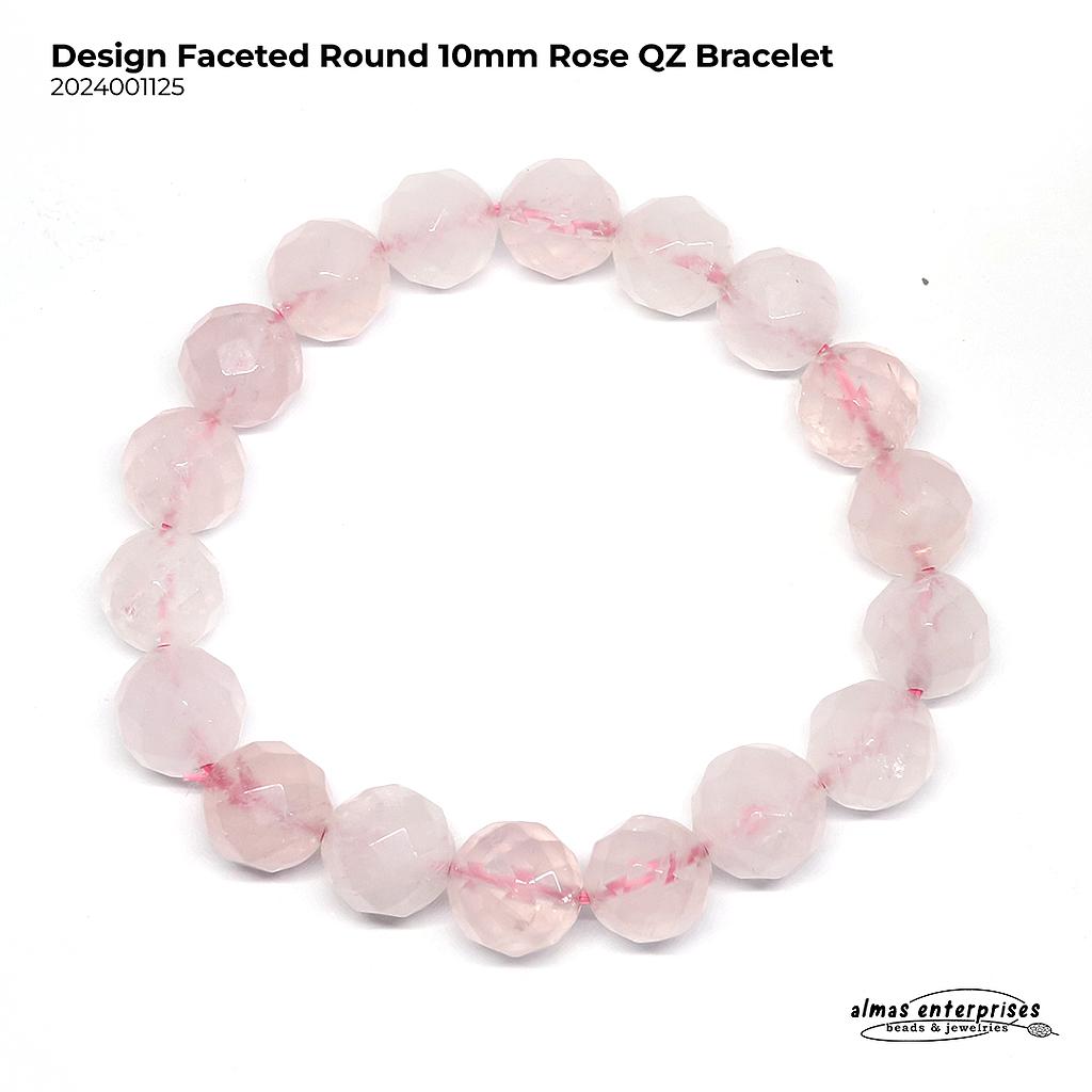 Design Fac.Round ROSE QZ Bracelet