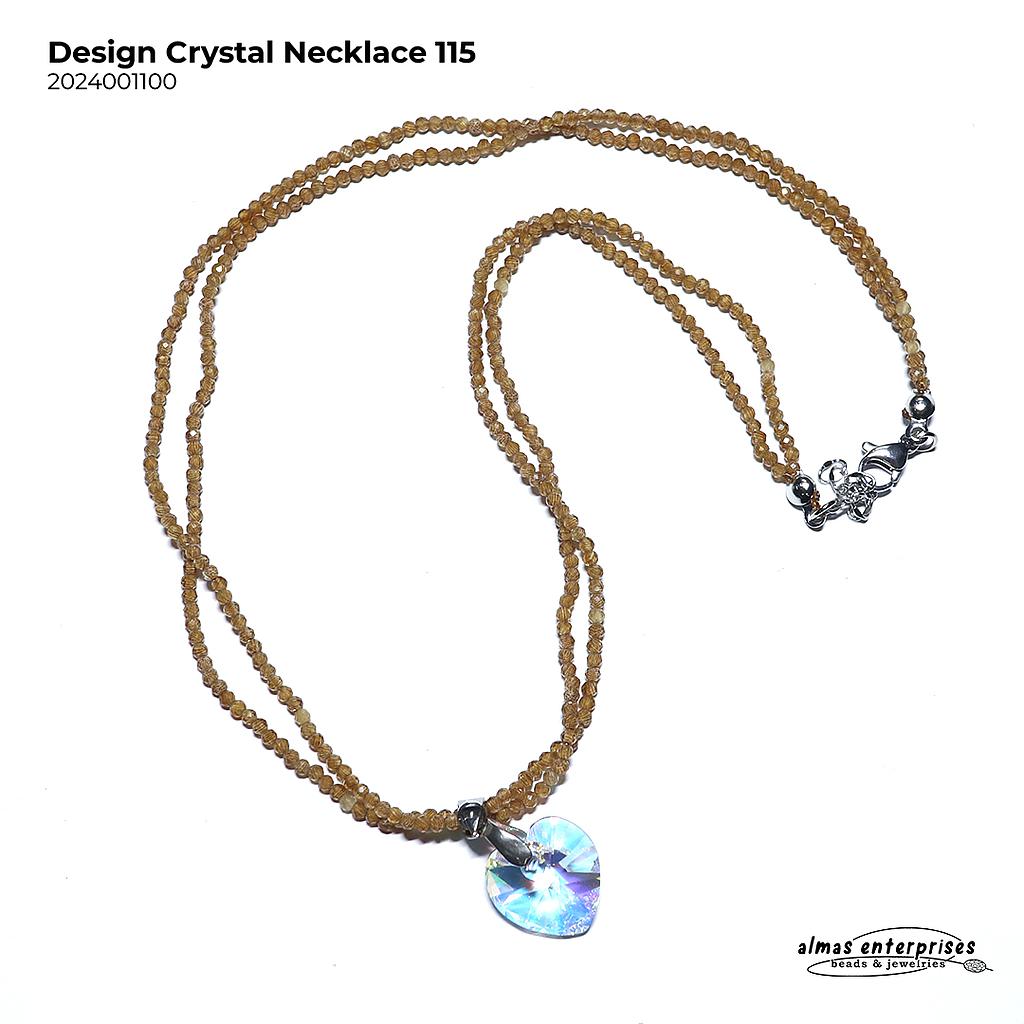 Design Crystal Necklace 115