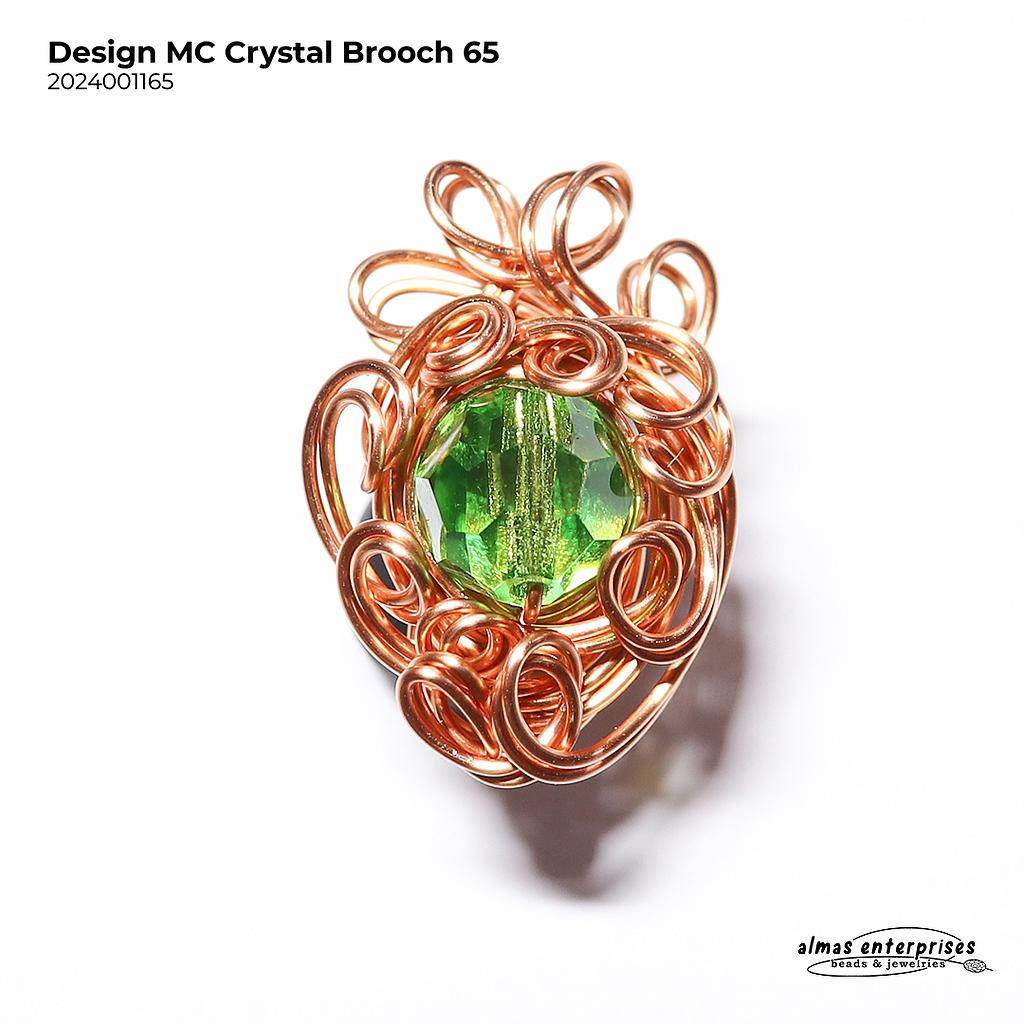 Design MC Crystal Brooch 65