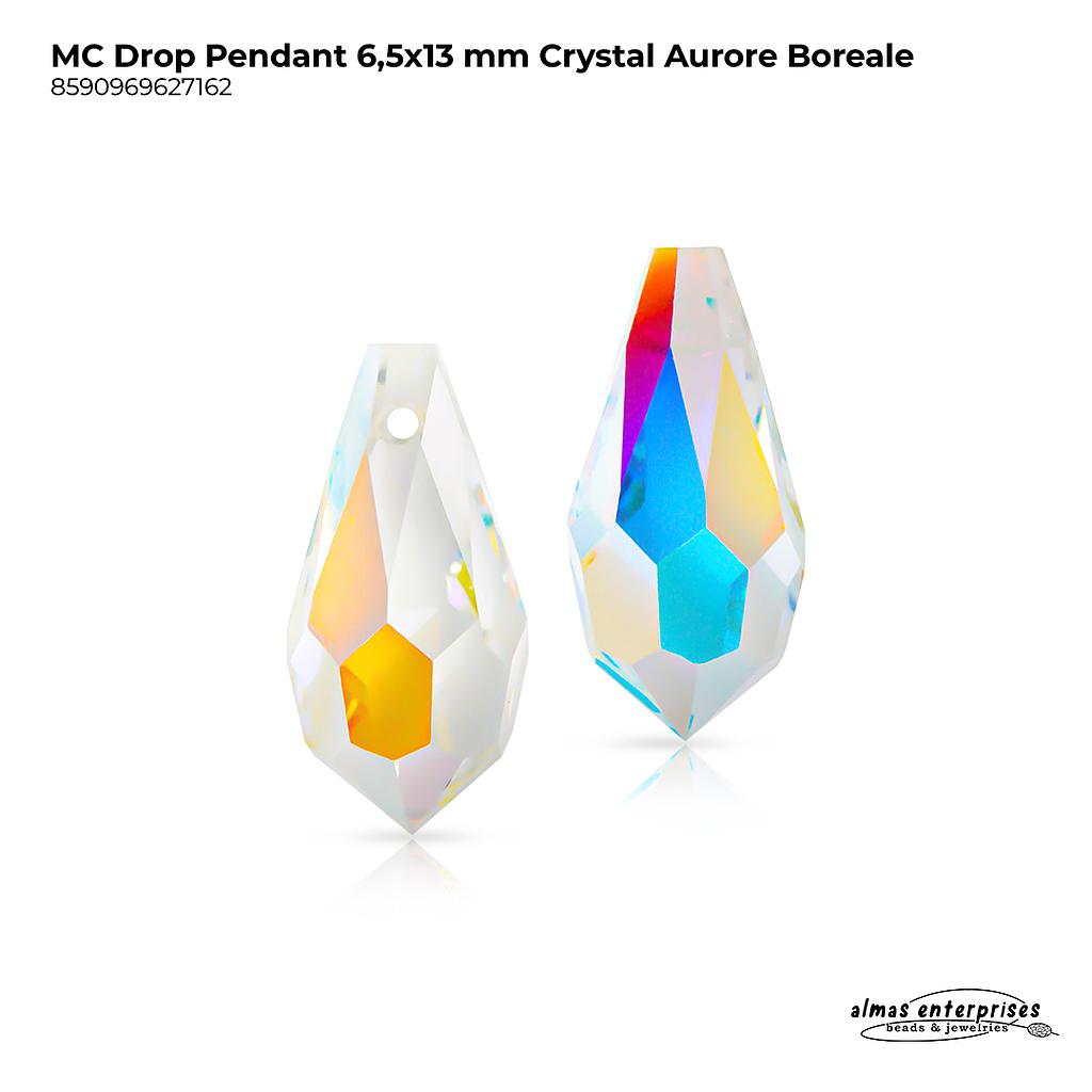 MC Drop Pendant 6,5x13mm Crystal AB