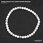 Design Round White Howlite Bracelet